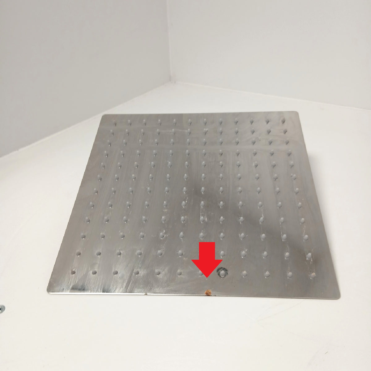 304 Edelstahl Duschkopf Badezimmerausstattung Quadrat 12 Zoll Regendusche – Gut
