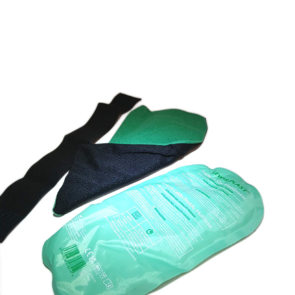 Lewis Plast Gel Kompresse Schmerztherapie für Knie Rücken Knöchel – Wie neu