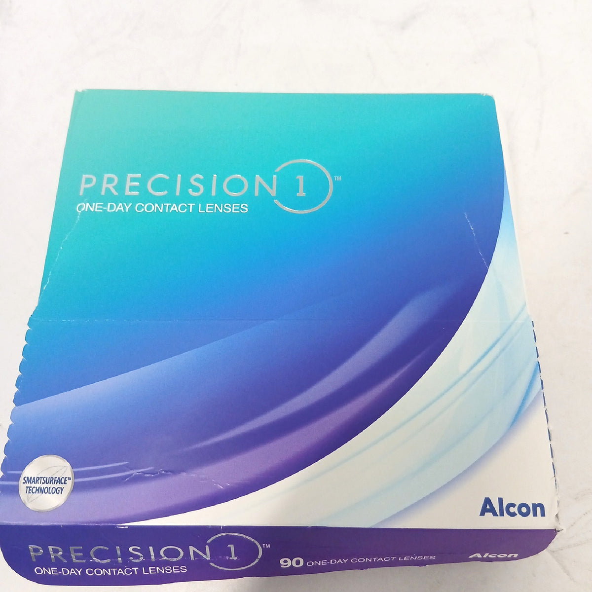 PRECISION1 Tageslinsen weich 90 Stück BC 8.3 mm DIA – Wie neu, unvollständig