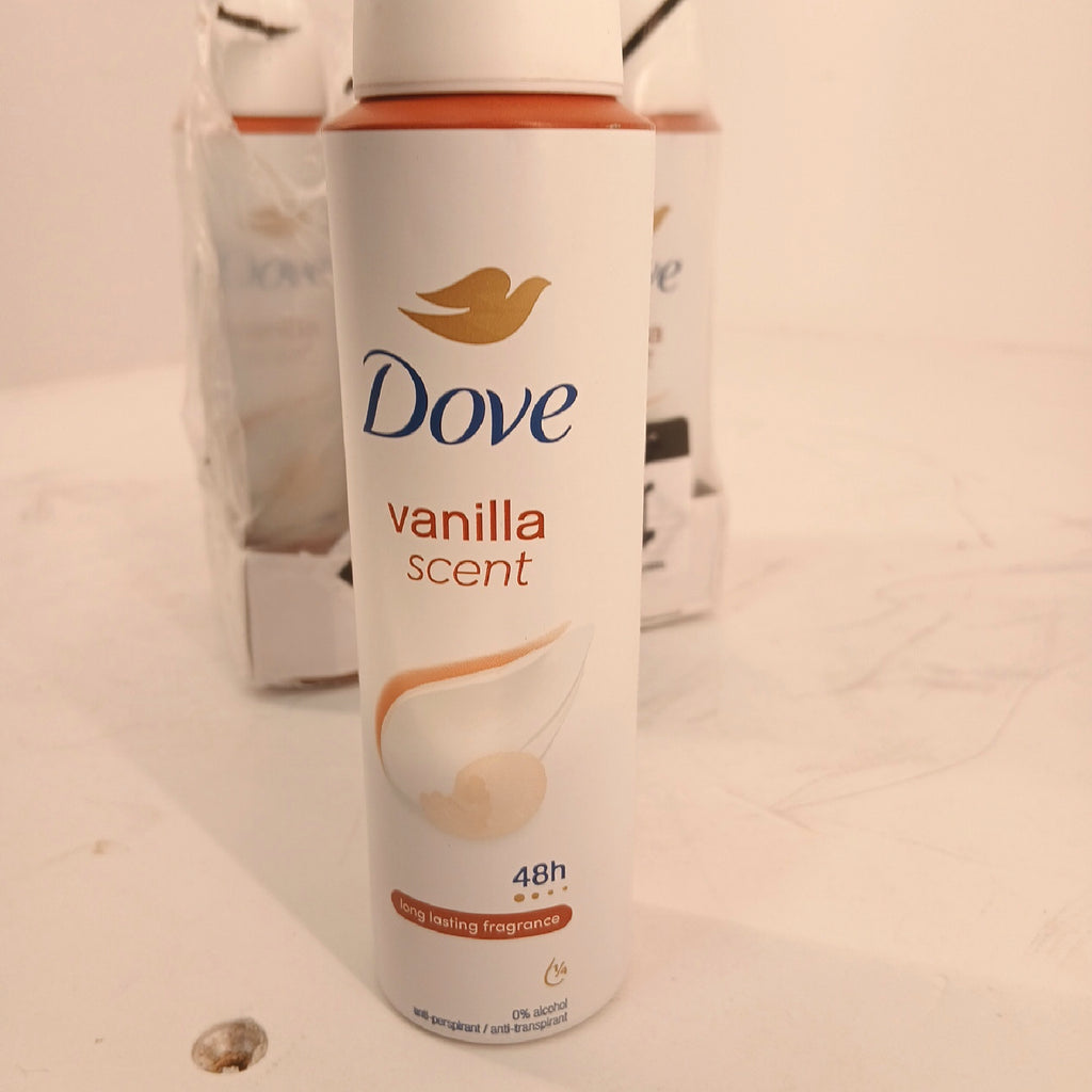 Dove Duftspray Deodorant Vanille Anti Transpirant Frische Basispflege – Wie neu