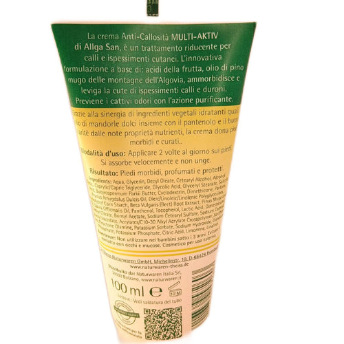Allga San Creme Fußpflege Anti Hornhaut Multi Aktiv Pflege intensiv – Wie neu