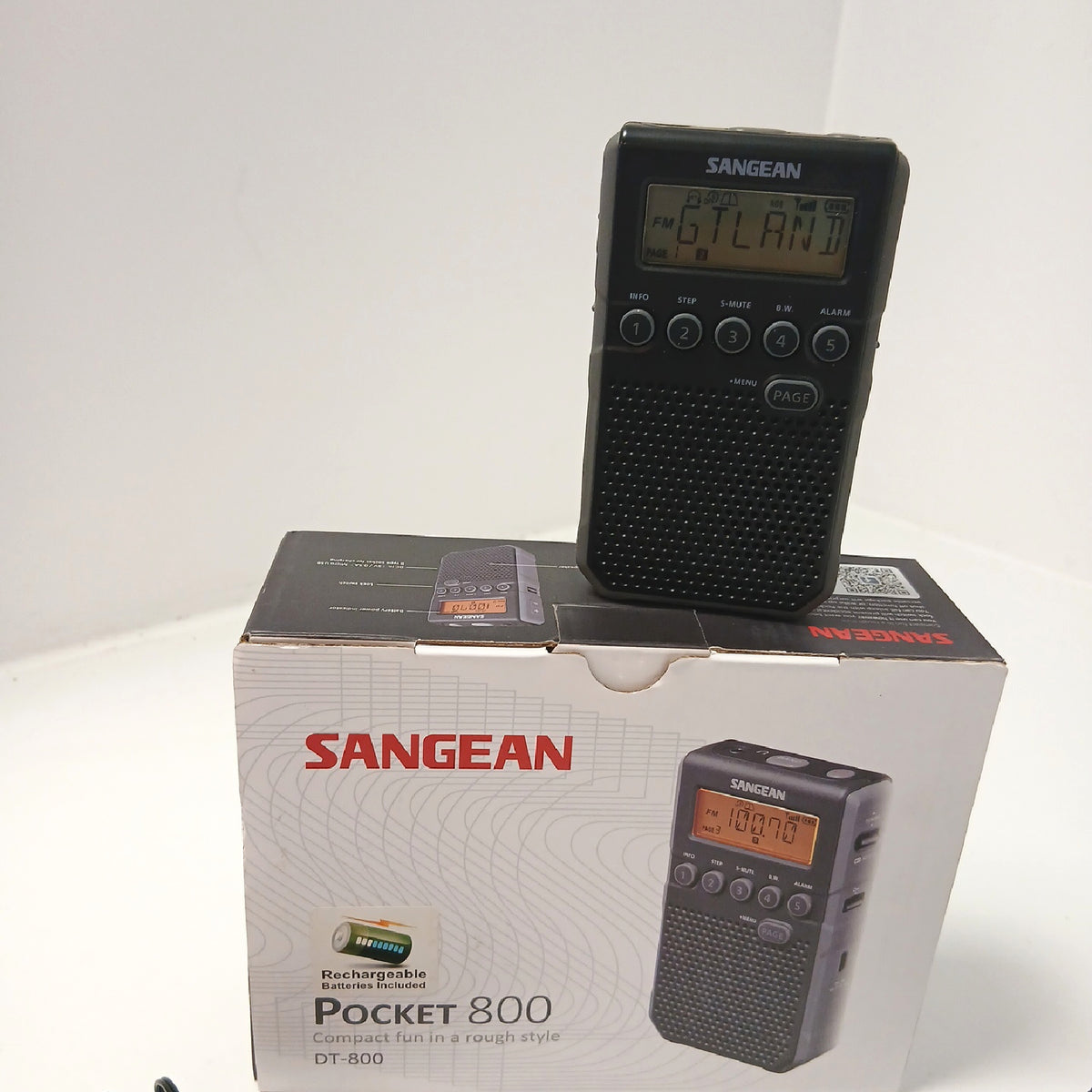 Sangean Taschenradio Audio Geräte DT800 Schwarz Tragbar Radio für – Neu