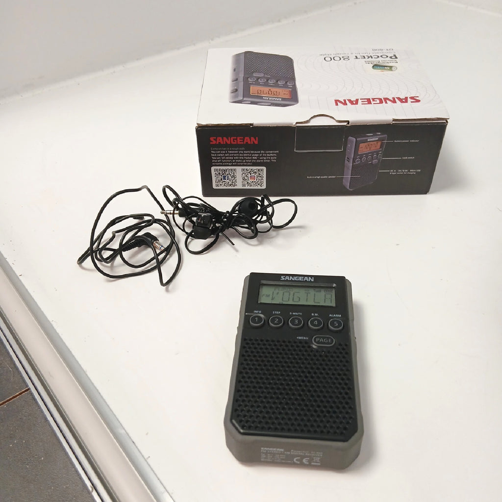 Sangean Taschenradio Audio Geräte DT800 Schwarz Tragbar Radio für – Neu