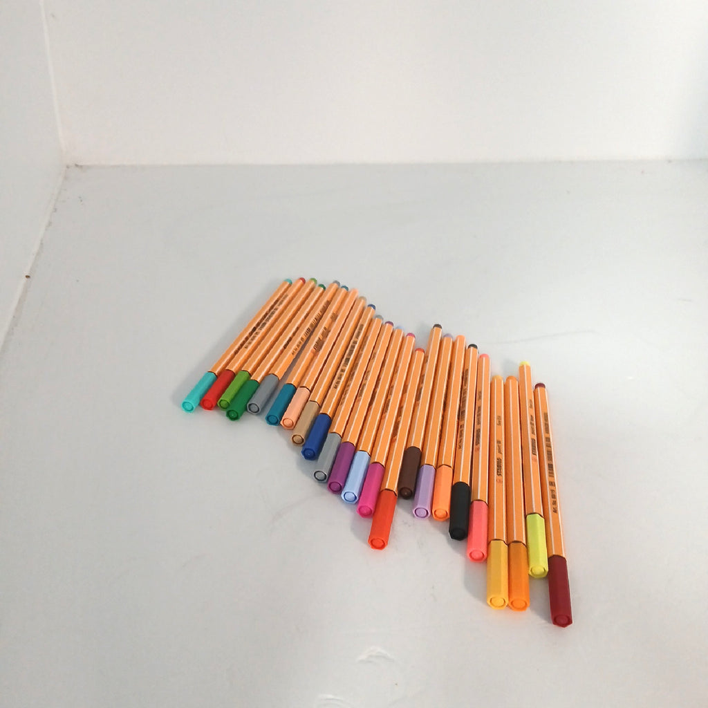 Filzstift STABILO point 88 Etui Karton mit 24 feinen Filzstift C - Unvollständig
