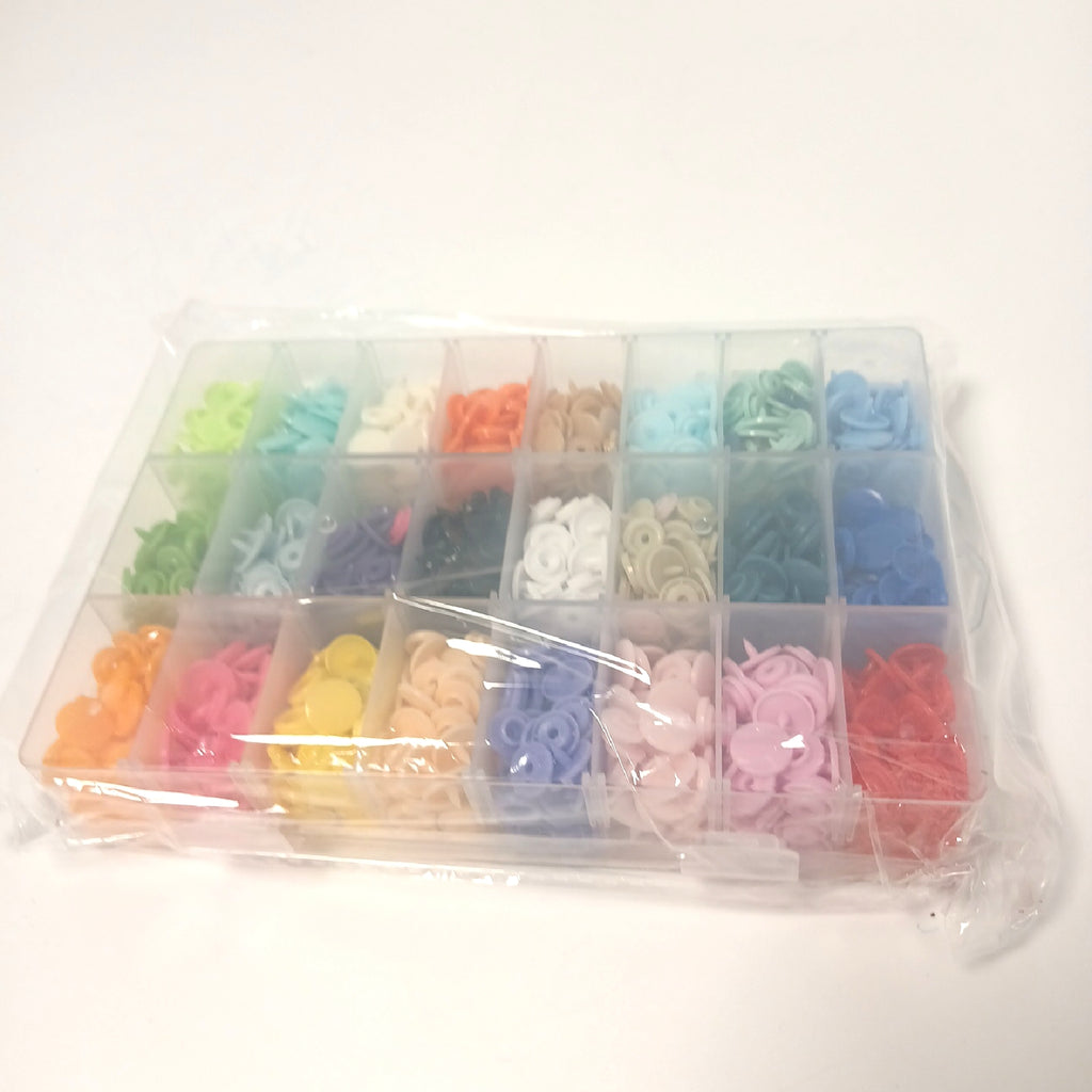 Roellgs Druckknopfzange Bastelbedarf Kunststoffknöpfe Set 360 T5 Hobby – Neu