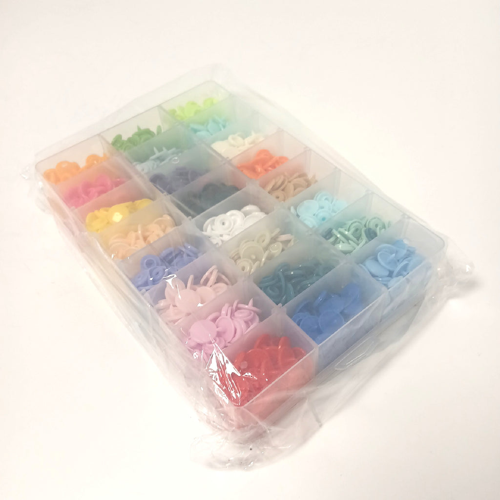 Roellgs Druckknopfzange Bastelbedarf Kunststoffknöpfe Set 360 T5 Hobby – Neu