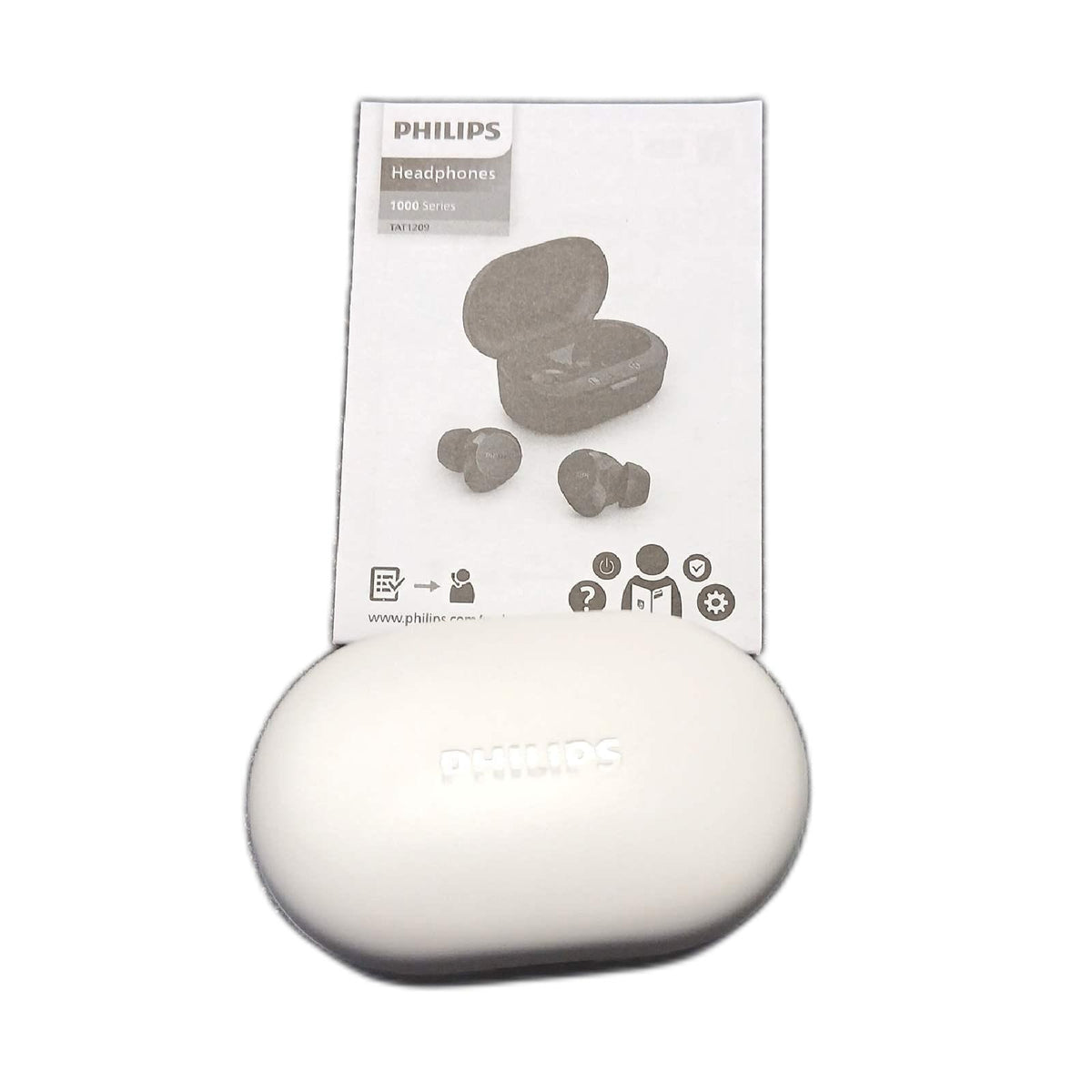 Philips TAT1209WT True-Wireless In-Ear Bluetooth Headphones Kleine – Defekt