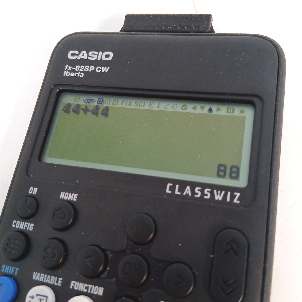 Casio Taschenrechner Schulbedarf Elektronik FX 82SP CW Lernhilfe Schule Spanisch