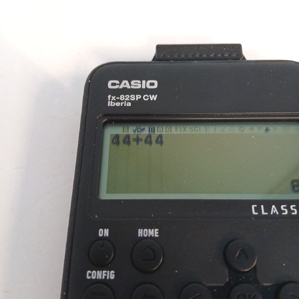 Casio Taschenrechner Schulbedarf Elektronik FX 82SP CW Lernhilfe Schule Spanisch