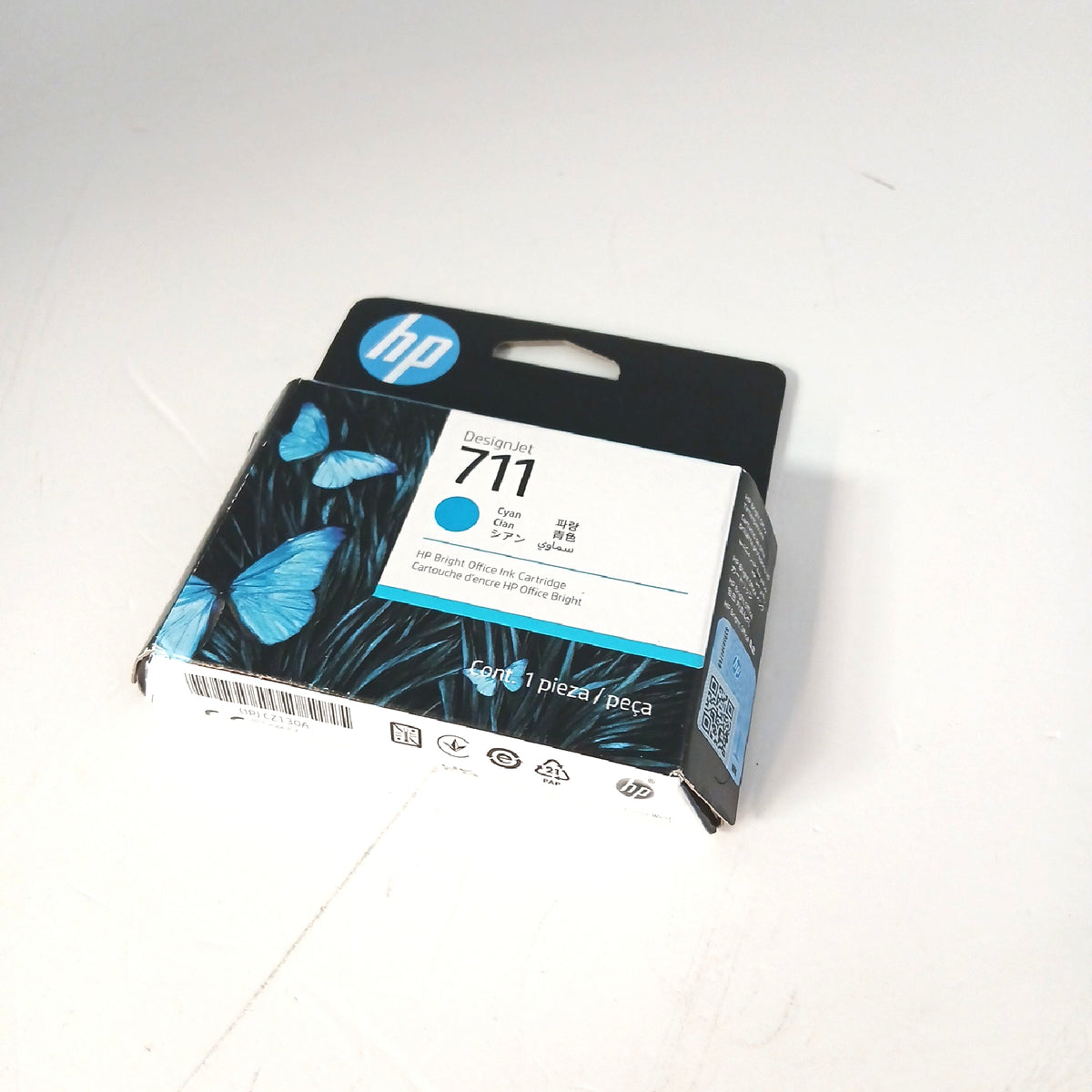 HP 711 Original-Tintenpatrone für DesignJet, Cyan – Sehr gut