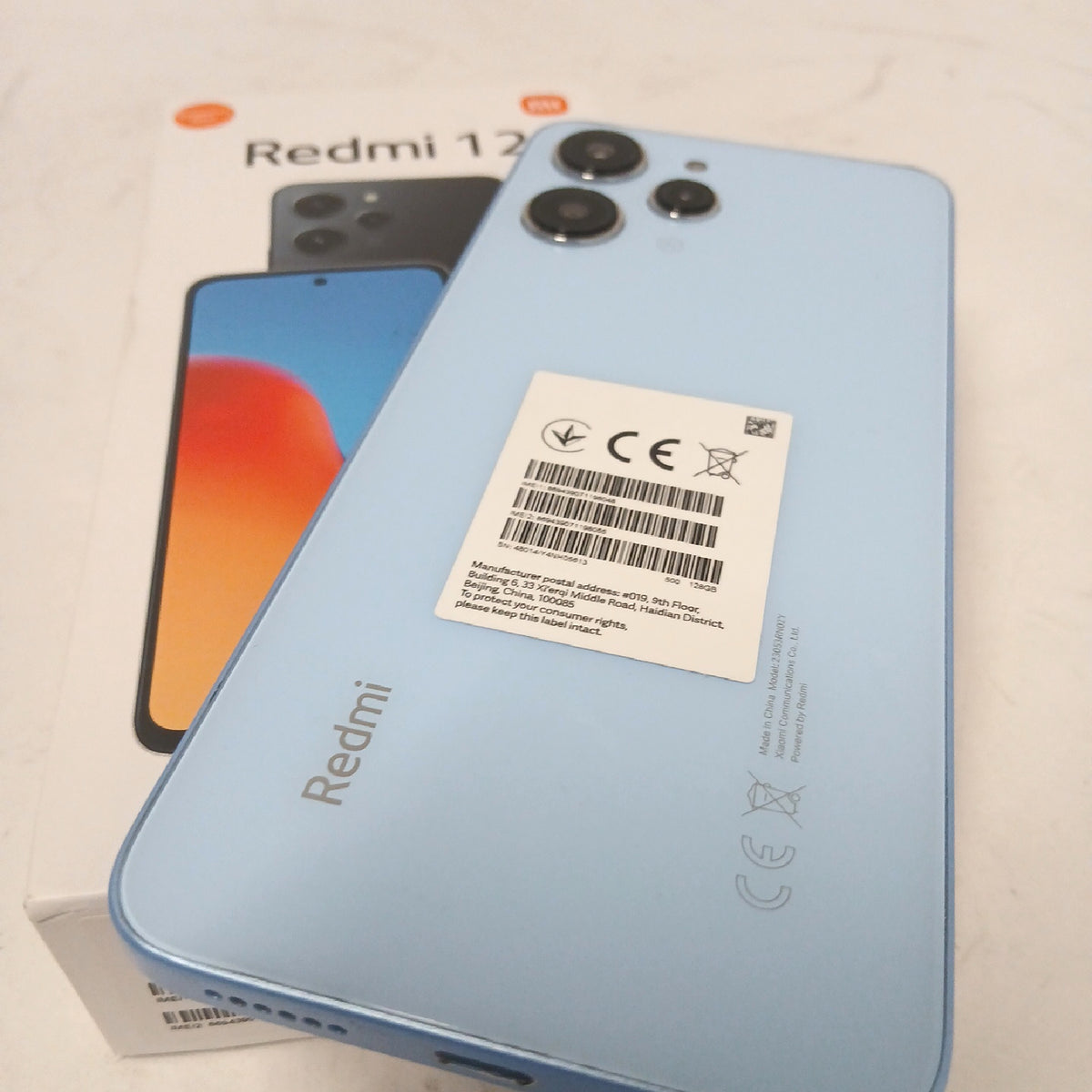 Xiaomi Redmi 12 4G 4 GB RAM 128 GB Himmelblau Smart Wireless – Defekt