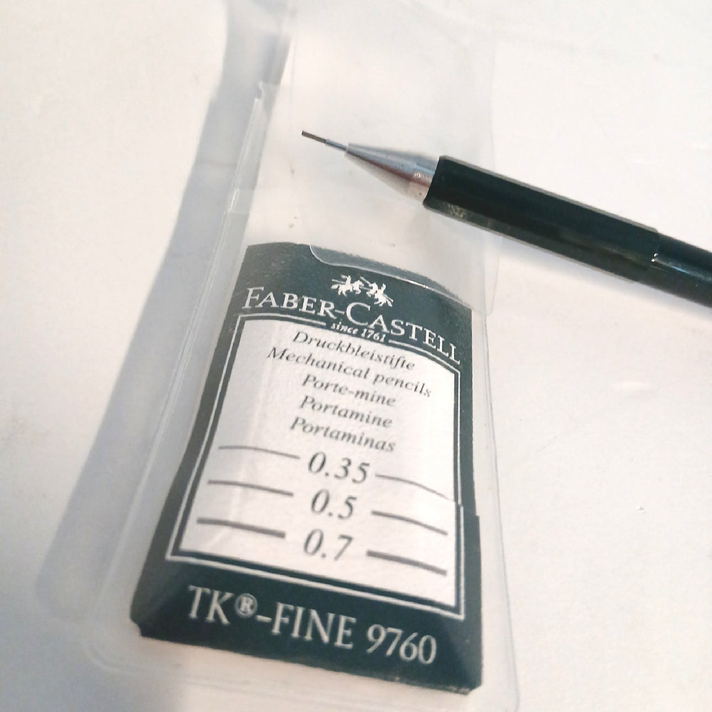 Faber-Castell TK-Fine 9713 Druckbleistift, 0,35/0,5/0,7 – Wie neu, unvollständig