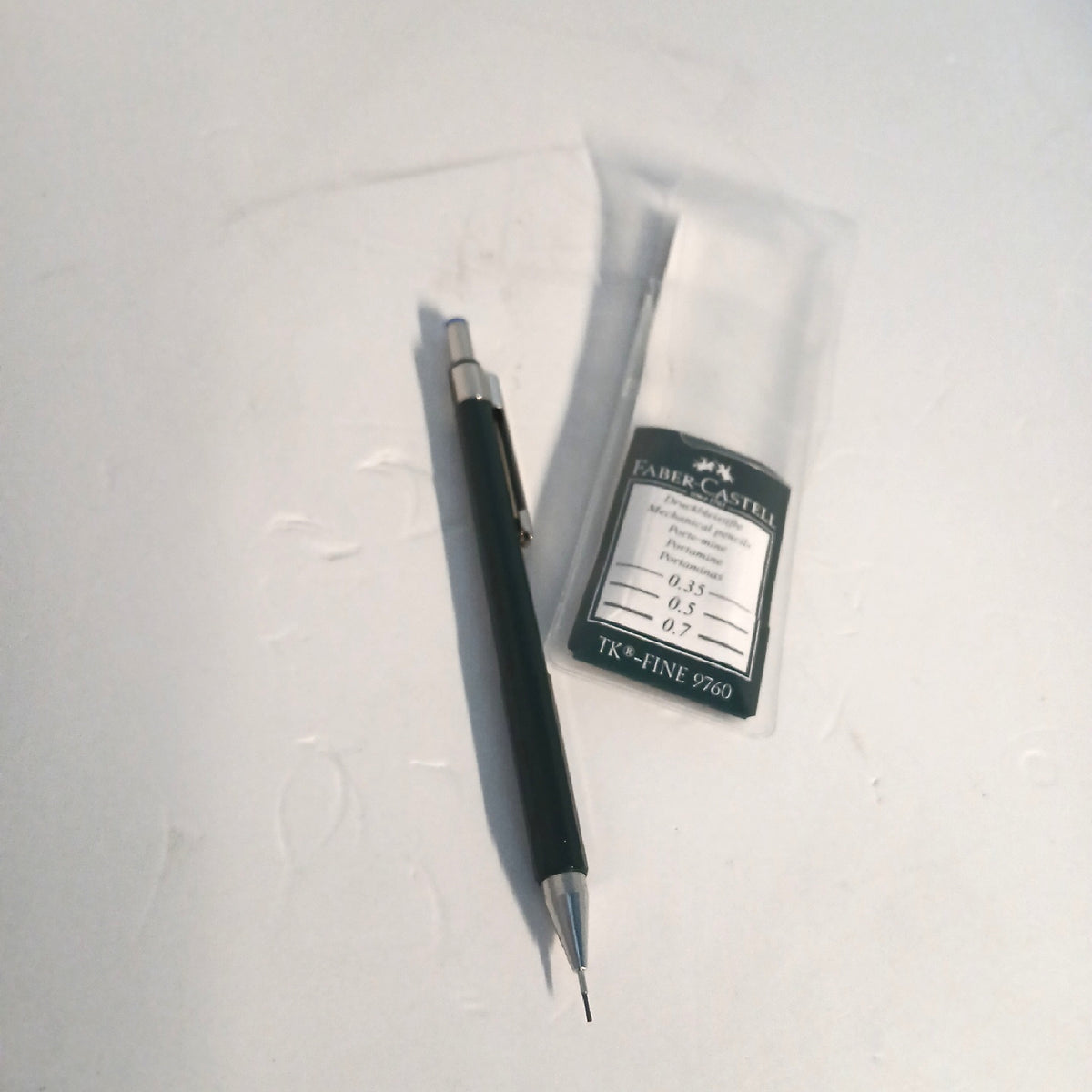 Faber-Castell TK-Fine 9713 Druckbleistift, 0,35/0,5/0,7 – Wie neu, unvollständig