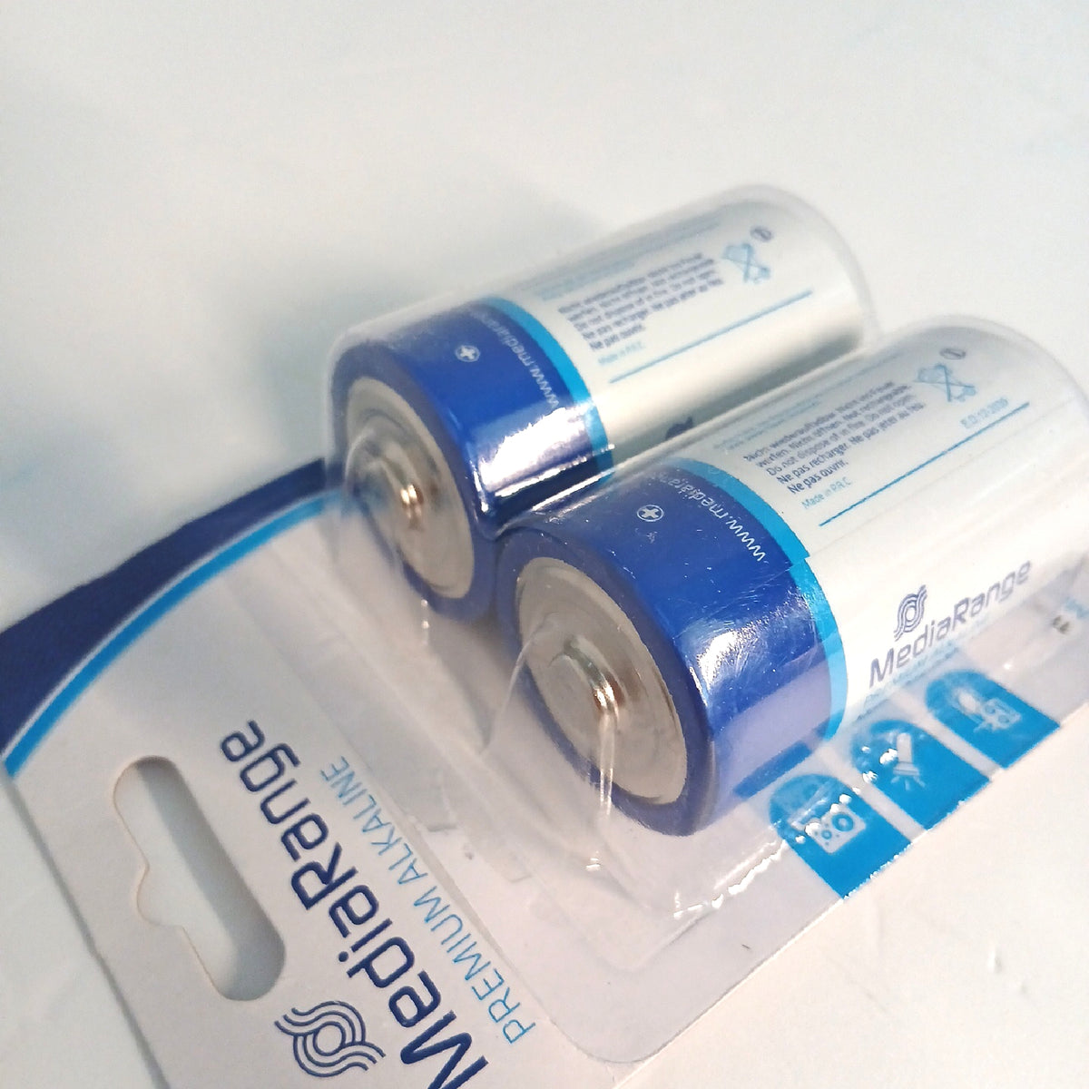 MediaRange Batterien Energiequelle DLR201 Alkaline Power Pack 2 Stück – Wie neu
