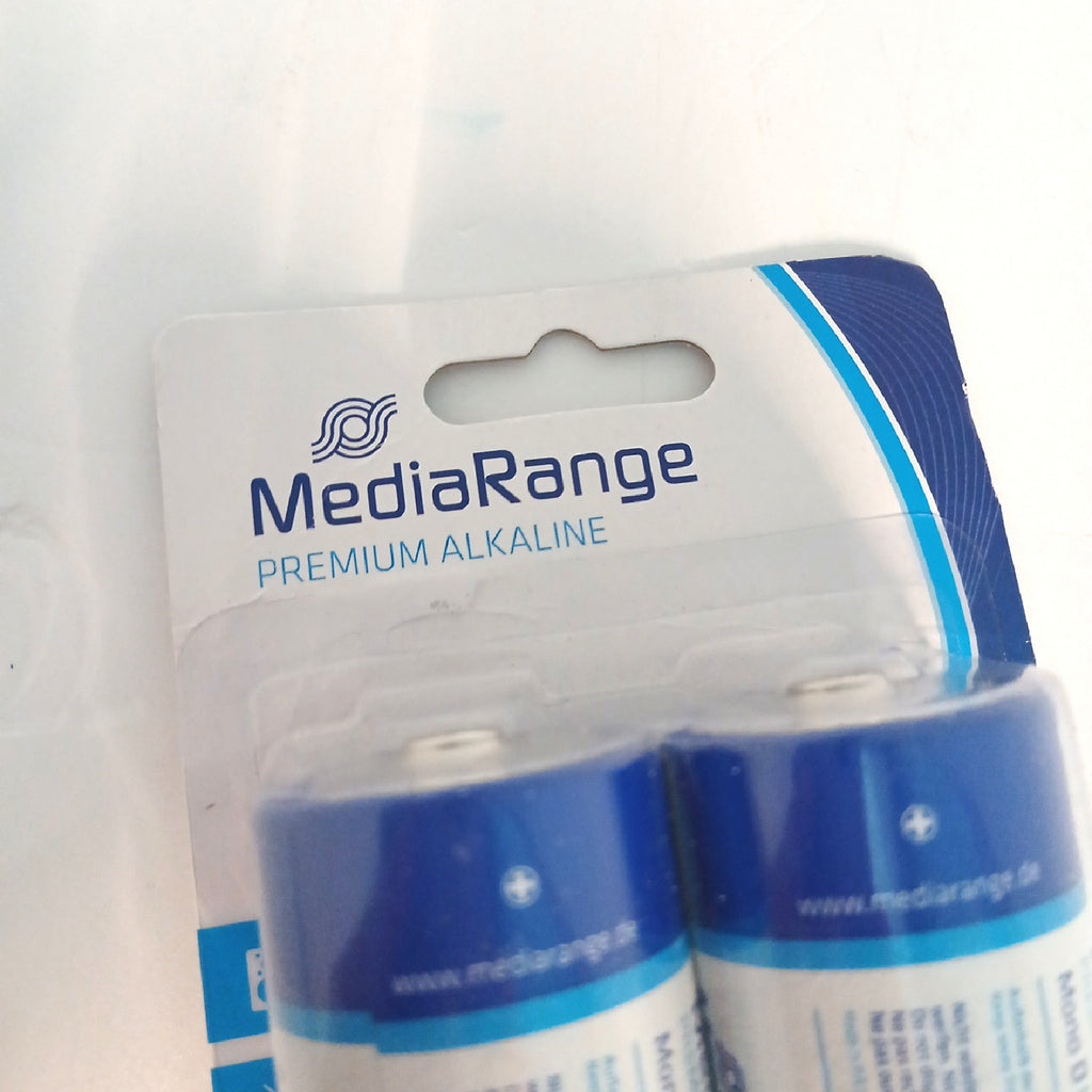 MediaRange Batterien Energiequelle DLR201 Alkaline Power Pack 2 Stück – Wie neu