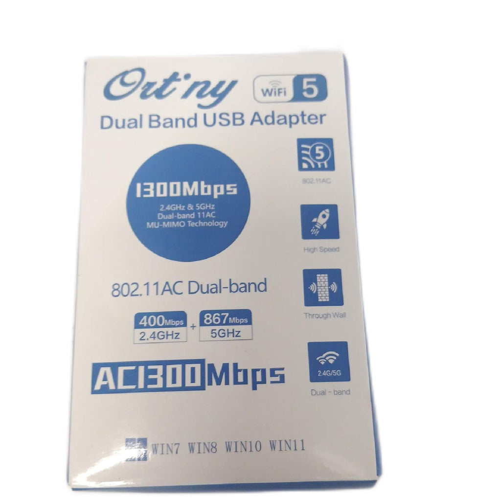 Wifi Stick für PC Fest 1300Mbps Ortiny WiFi Antenne – Sehr gut, unvollständig