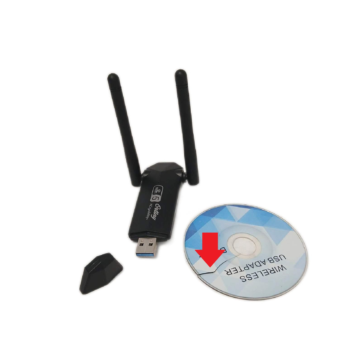 Wifi Stick für PC Fest 1300Mbps Ortiny WiFi Antenne – Sehr gut, unvollständig