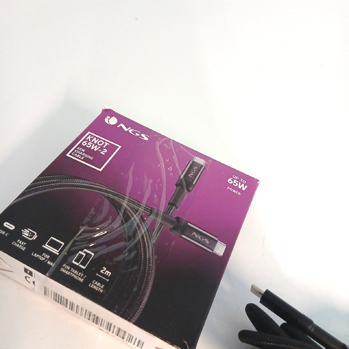 NGS USB-C Kabel Telekommunikation KNOT 65W2 Schnellladung hohe – Wie neu