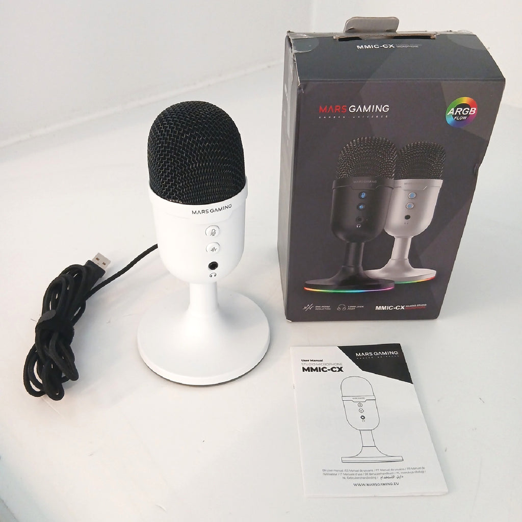 Mars Gaming Mikrofon Audio Studio MMIC Kompaktes Design Streaming – Sehr gut