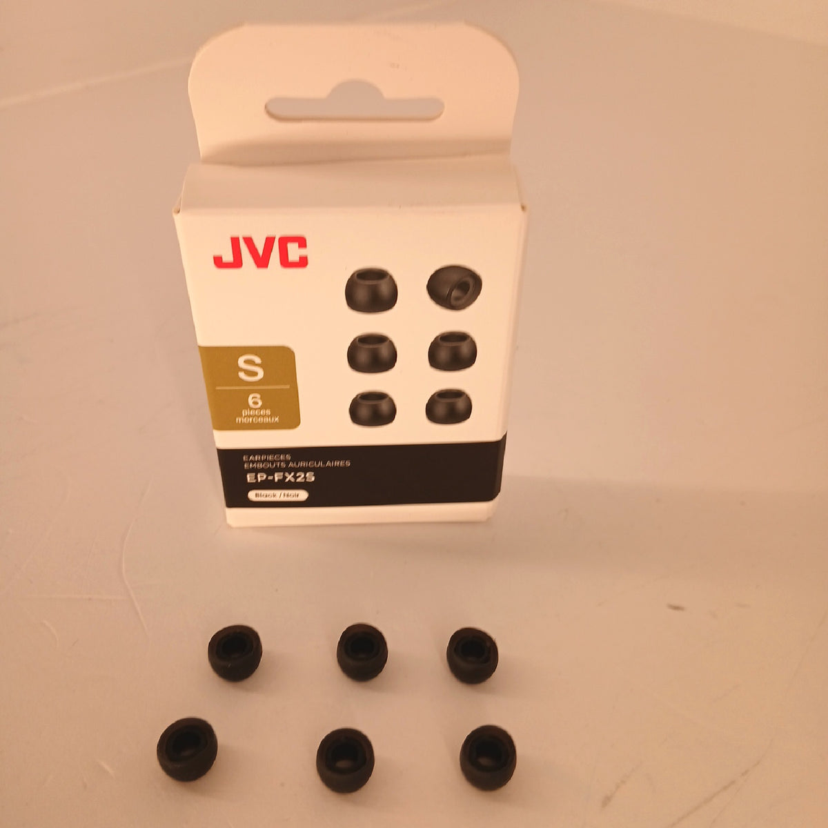 JVC Kopfhörer Ohrpolster Ersatzset verschiedene Größen Soundqualität – Wie neu