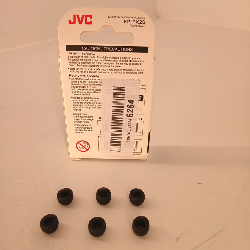 JVC Kopfhörer Ohrpolster Ersatzset verschiedene Größen Soundqualität – Wie neu