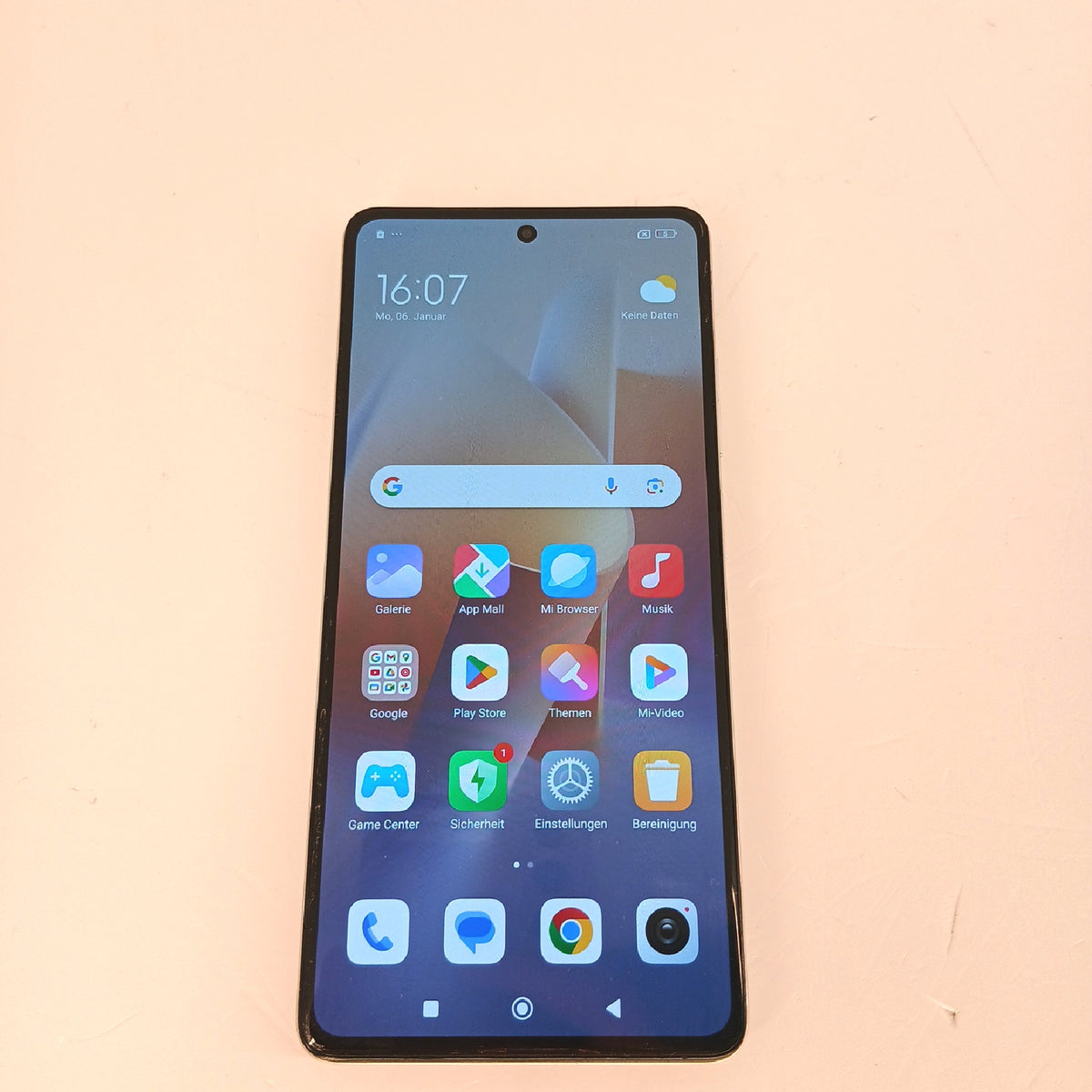 Redmi Note 12 Pro+ 5G Smartphone mit 8+256 GB Pantalla – Gut, unvollständig