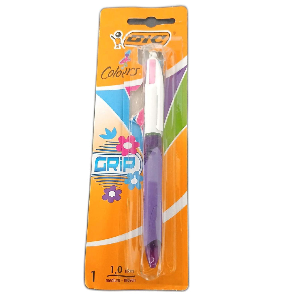BIC Grip Pro Kugelschreiber, 4er-Set, vier Farben – Sehr gut