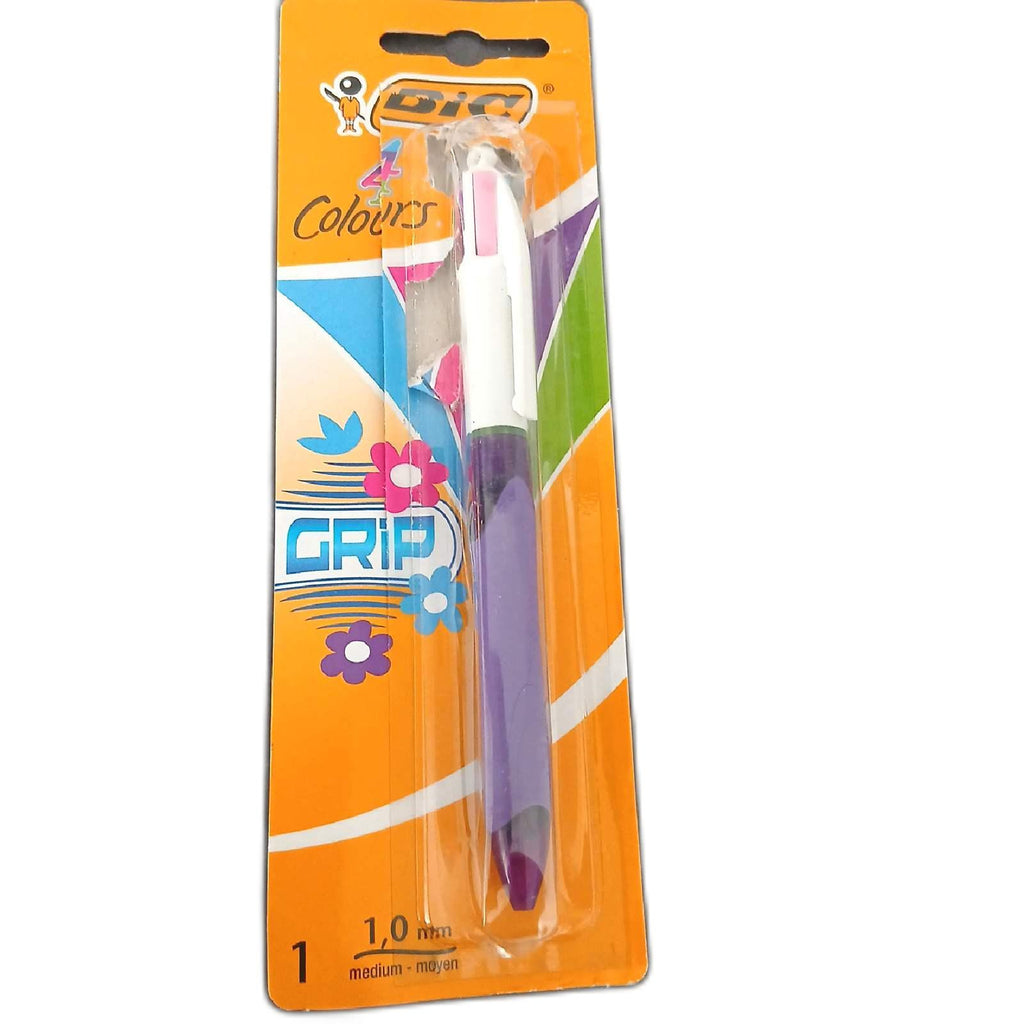 BIC Grip Pro Kugelschreiber, 4er-Set, vier Farben – Sehr gut
