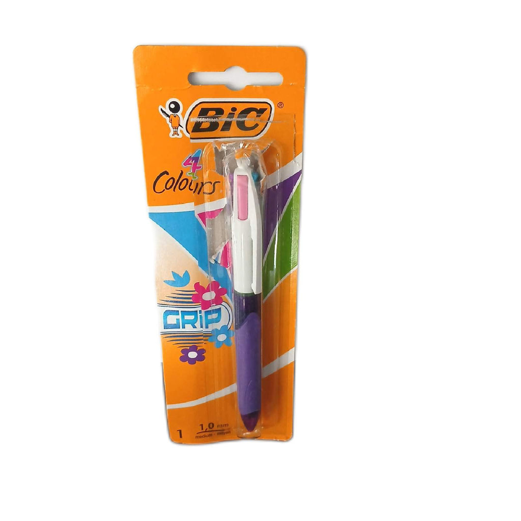 BIC Grip Pro Kugelschreiber, 4er-Set, vier Farben – Sehr gut