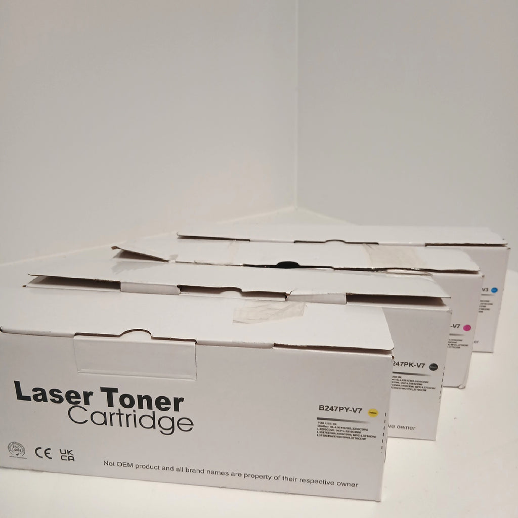 Quantum Tintenpatronen, 4er-Set, kompatibel für Office-Drucker – Wie neu