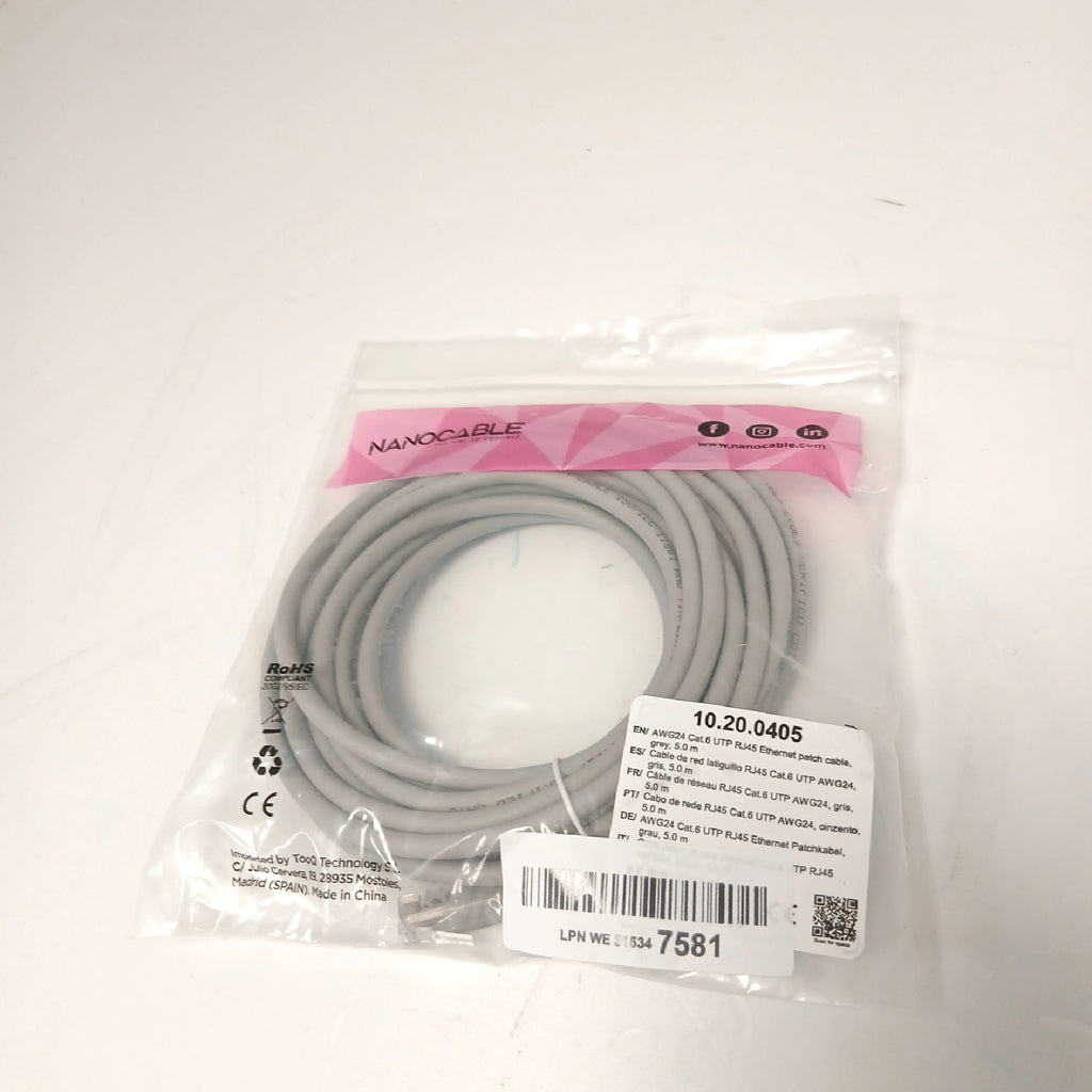 Nanocable Cat-6-Netzwerkkabel UTP AWG24 Kupfer – Sehr gut