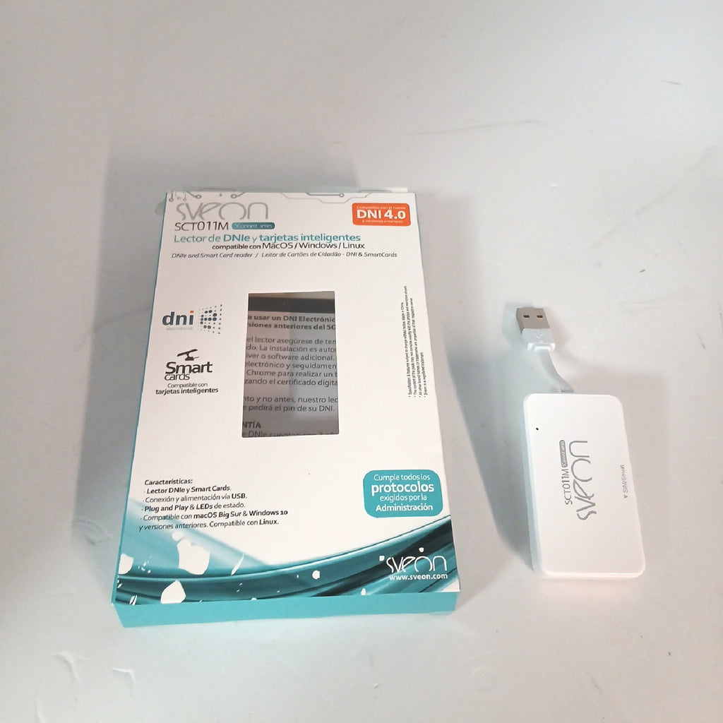 SVEON Smartkartenleser Sicherheitstechnik SCT011 ePass kompatibel – Sehr gut