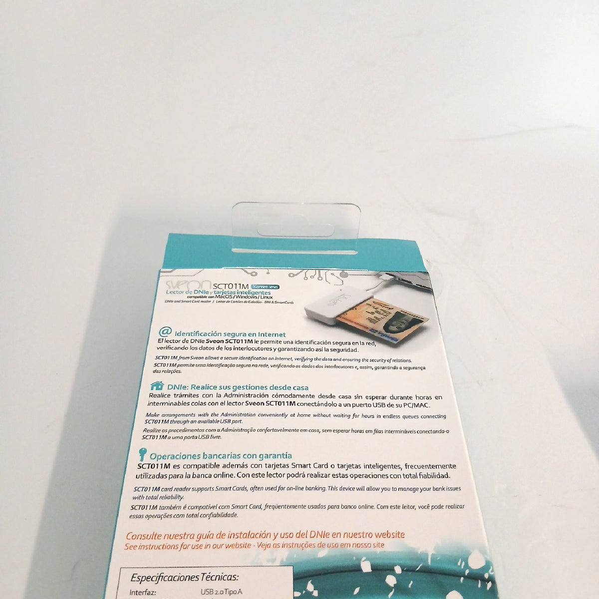SVEON Smartkartenleser Sicherheitstechnik SCT011 ePass kompatibel – Sehr gut