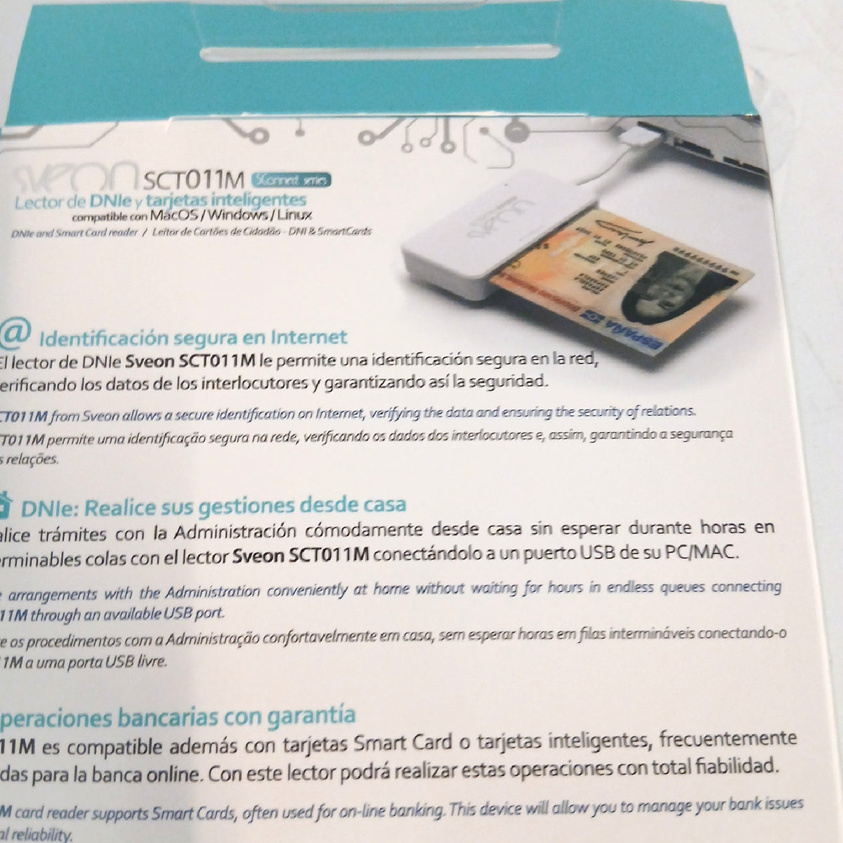 SVEON Smartkartenleser Sicherheitstechnik SCT011 ePass kompatibel – Sehr gut
