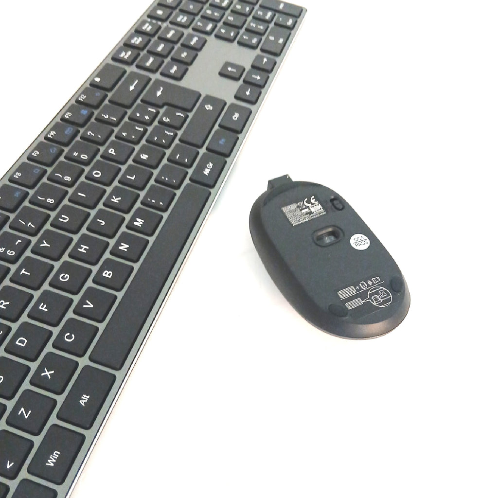Amazon Basics kabelloses Tastatur-und-Maus-Set, ultradünn – Wie neu