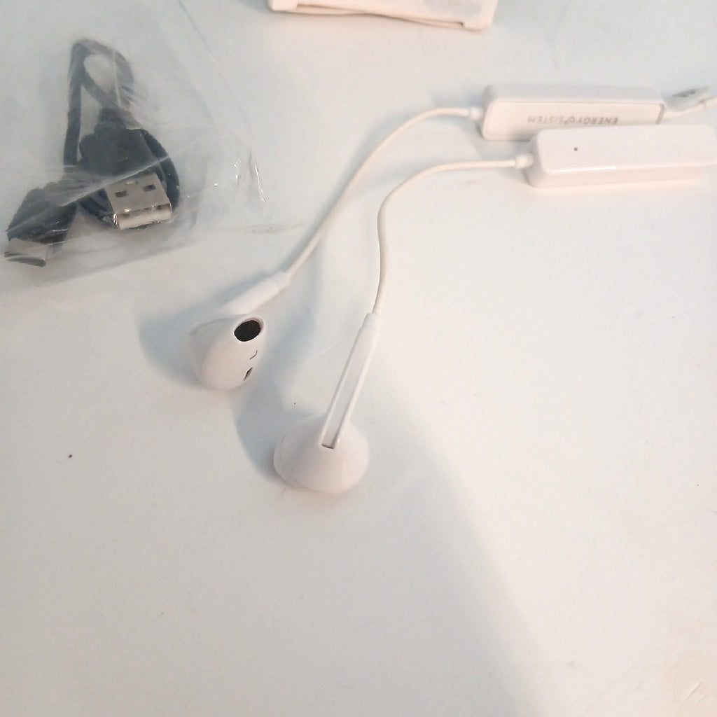 Energy Sistem Bluetooth Kopfhörer Audio Style 1 Snow Kabellos Mikrofon – Wie neu