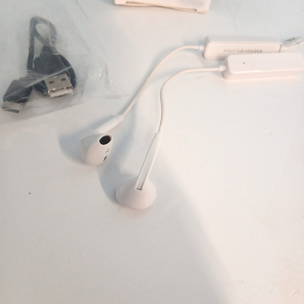 Energy Sistem Bluetooth Kopfhörer Audio Style 1 Snow Kabellos Mikrofon – Wie neu