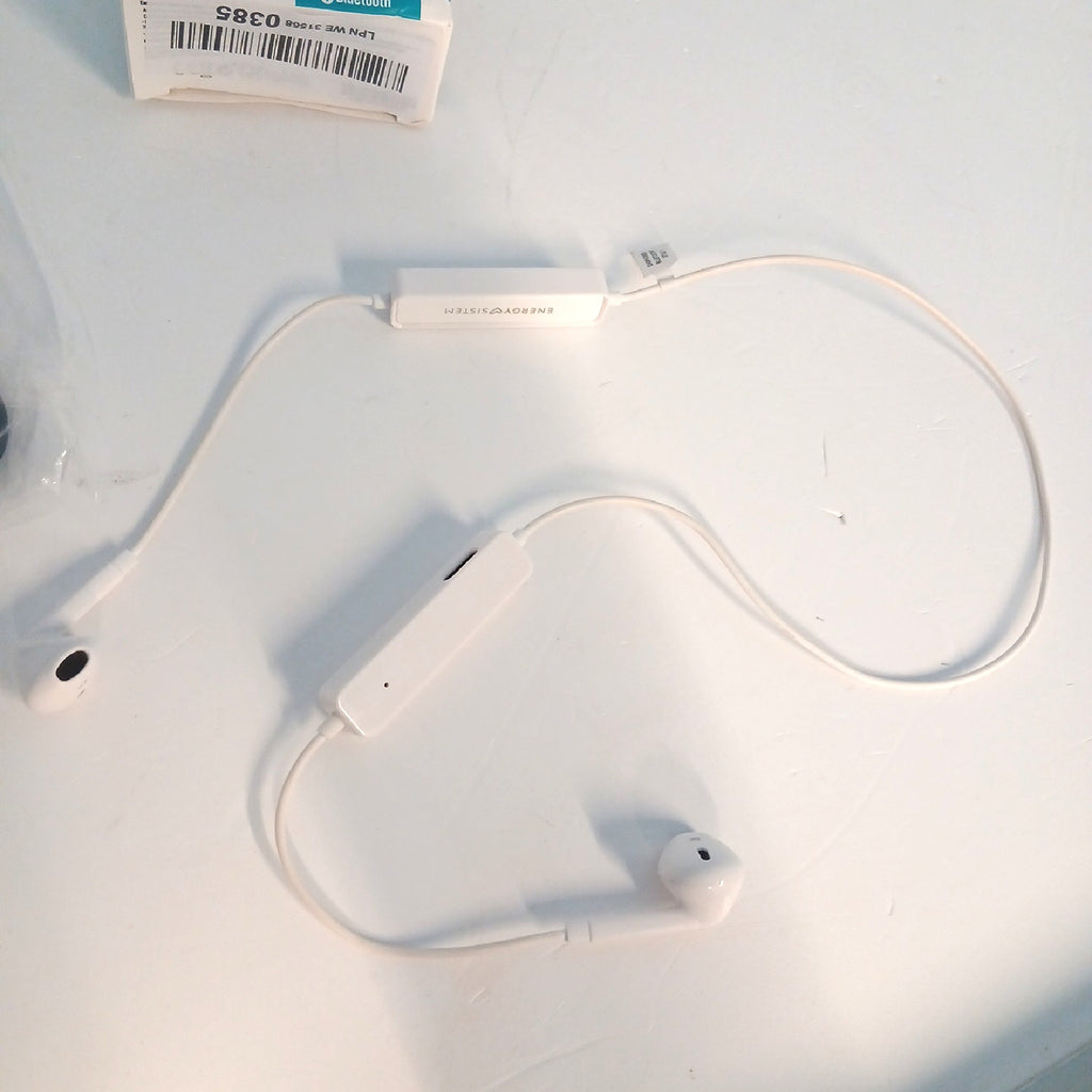 Energy Sistem Bluetooth Kopfhörer Audio Style 1 Snow Kabellos Mikrofon – Wie neu