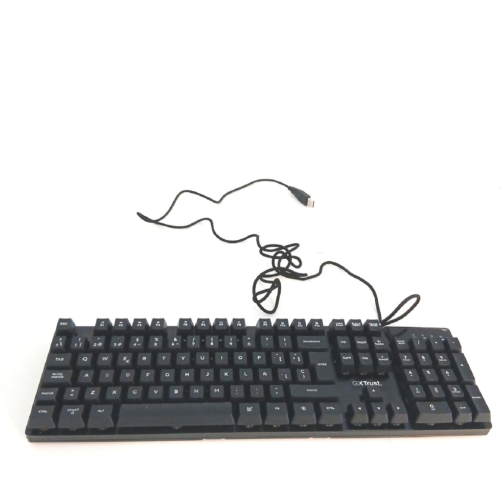 Trust Tastatur Gaming Zubehör GXT 835 Azor USB QWERTY Spanisch – Wie neu