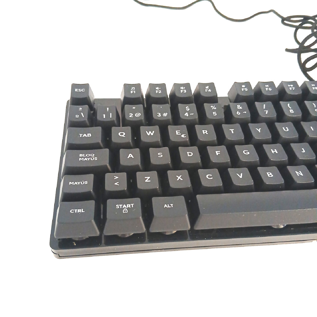 Trust Tastatur Gaming Zubehör GXT 835 Azor USB QWERTY Spanisch – Wie neu