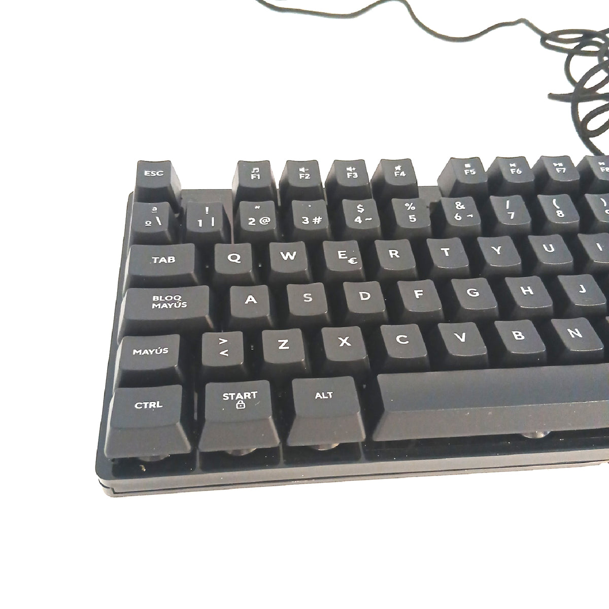 Trust Tastatur Gaming Zubehör GXT 835 Azor USB QWERTY Spanisch – Wie neu
