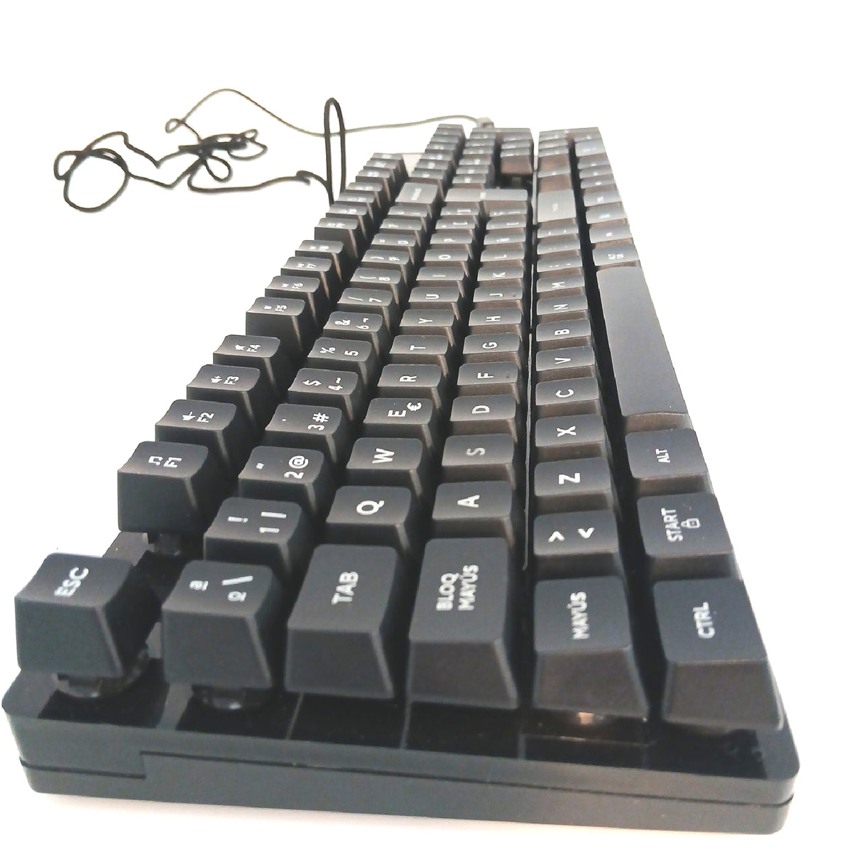 Trust Tastatur Gaming Zubehör GXT 835 Azor USB QWERTY Spanisch – Wie neu