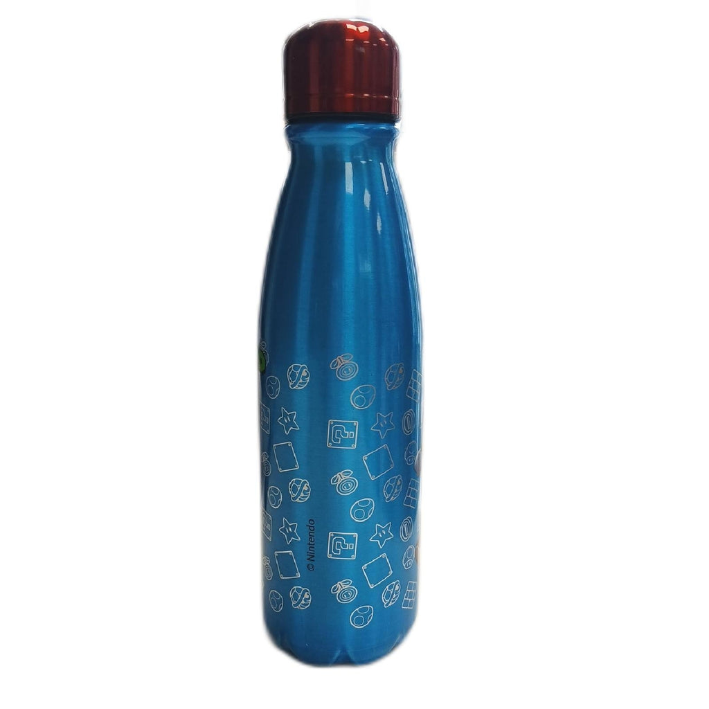 Stor Super Mario Bros Kinder-Trinkflasche aus Aluminium, 600 ml – Wie neu