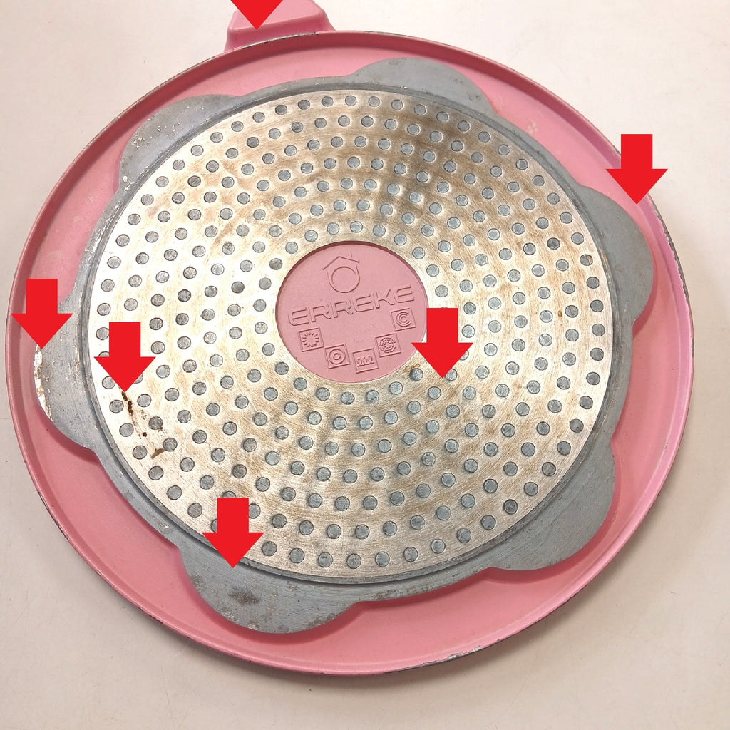 Erreke doppelseitige Pfannkuchen-/Crêpepfanne für Induktion – Annehmbar