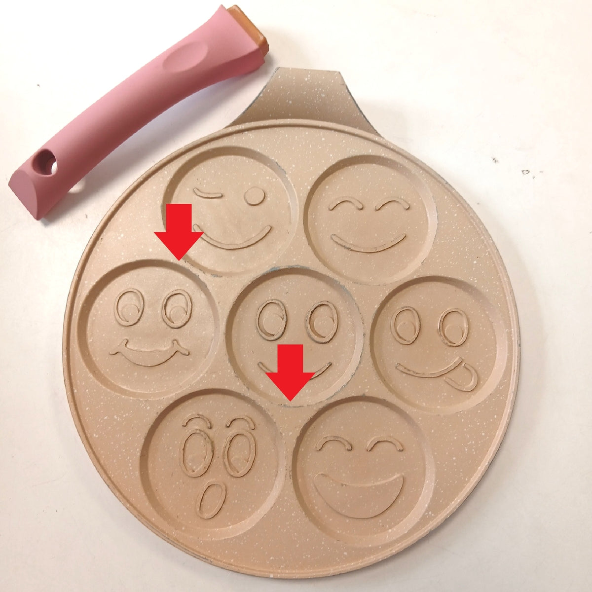 Erreke doppelseitige Pfannkuchen-/Crêpepfanne für Induktion – Annehmbar