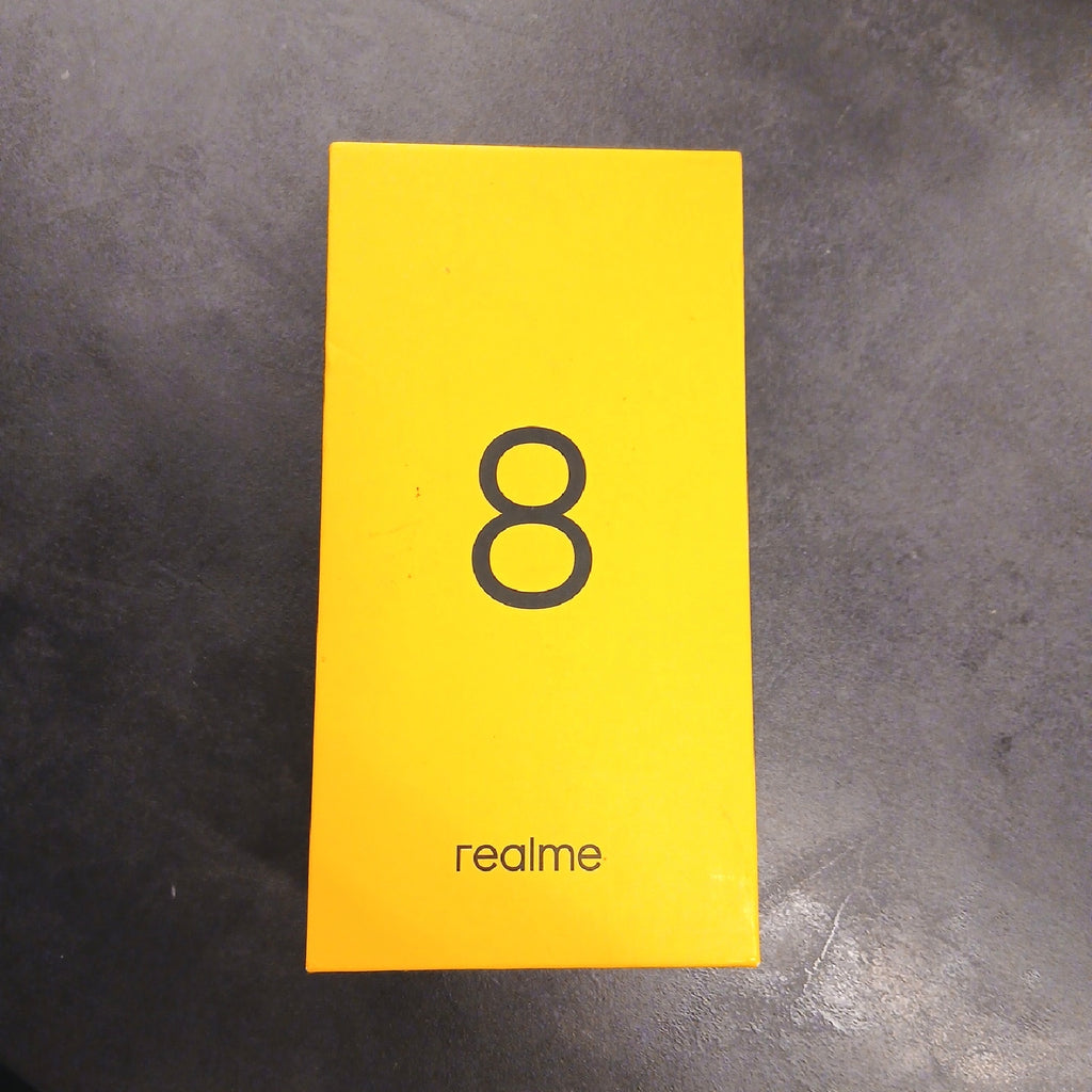 realme 8 Smartphone ohne Vertrag, 64MP AI-Quad-Kamera Android – Defekt