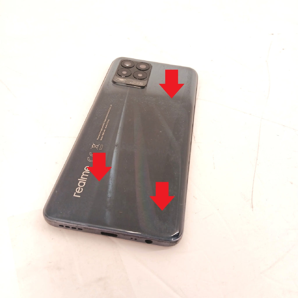 realme 8 Smartphone ohne Vertrag, 64MP AI-Quad-Kamera Android – Defekt