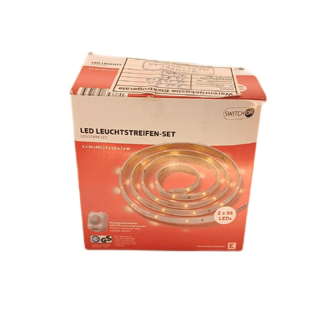 LED Leuchtstreifen Set Beleuchtung Wohnraum 2 x 1 2 Meter Warmweiß – Wie neu