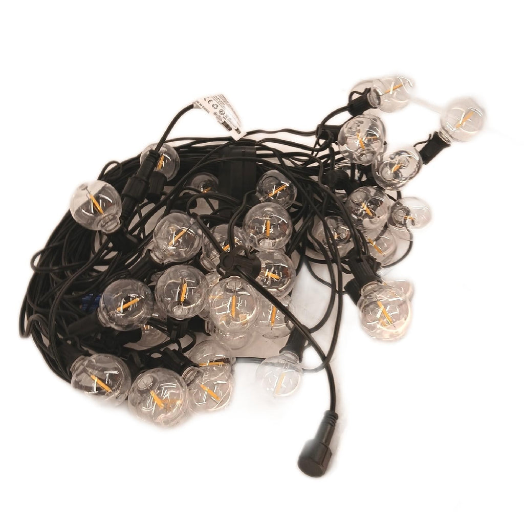 LED Lichterkette Außenbeleuchtung Gartenbeleuchtung 30 Meter 40 – Wie neu