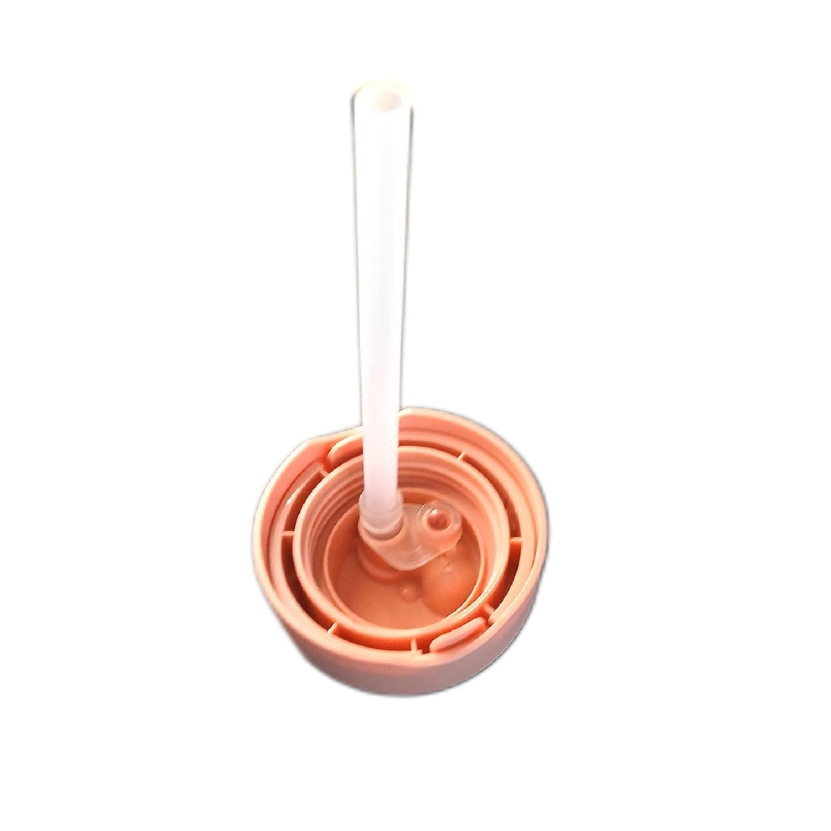 Kinder Trinkflasche Kinderflaschen Rosa Trinkhalm Silikonhülle – Wie neu